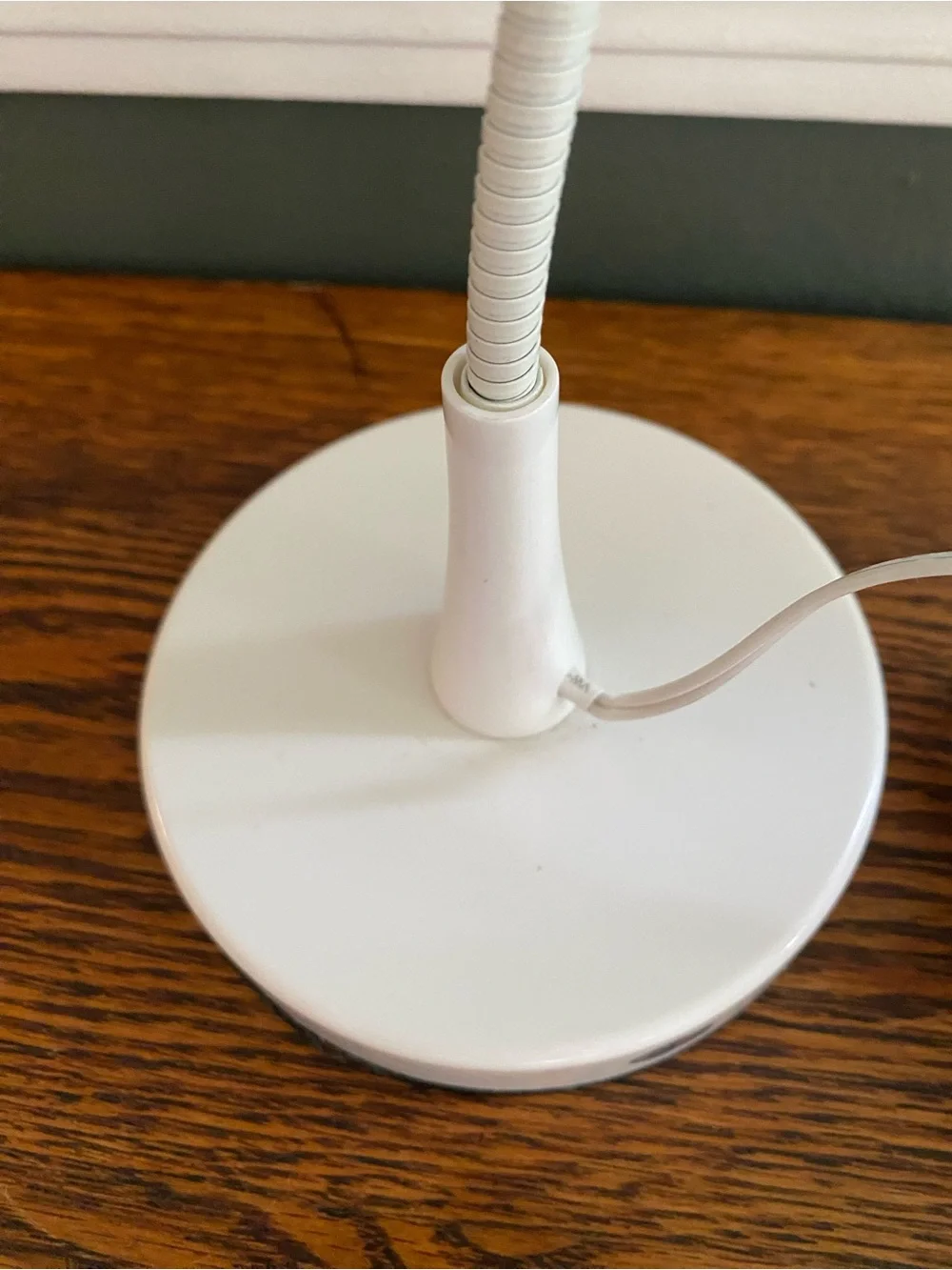Vintage IKEA JANSJO LED White Desk Lamp - Flexible Gooseneck Lamp